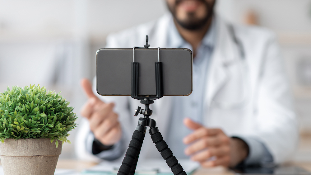 Virtual doctor consulting patient at home. Online telemedicine chat, visit, meeting, telehealth. tele-dermatology. Docto. Tele-Dermatology vs. In-Person Consultations for Dermatology Care in Australia